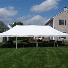 Tent Canopy, 20 x 40 White