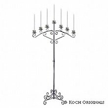 Candelabra, Pr. 7 Lite Silver