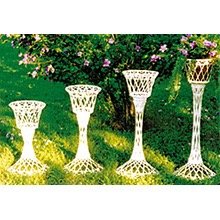 Plant Stands, Pr. Wicker